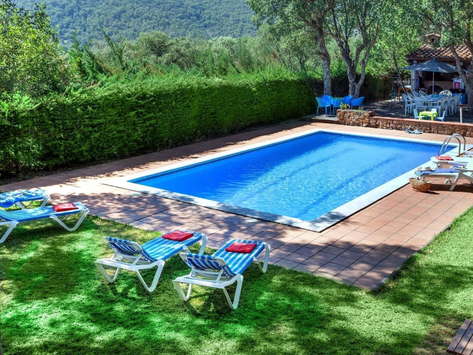 Swimming Pool, Property, Grass, Backyard, Leisure, Yard, Rectangle, House, Sunlounger, Real Estate