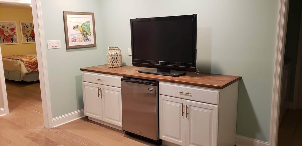 TV & Additional Beverage Fridge