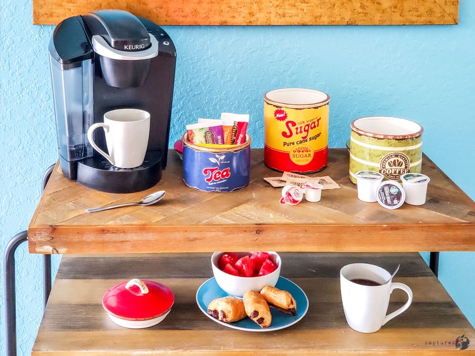 Your first coffee & tea on us