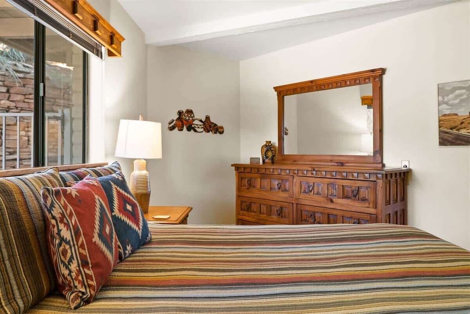 Guests have a queen size bed