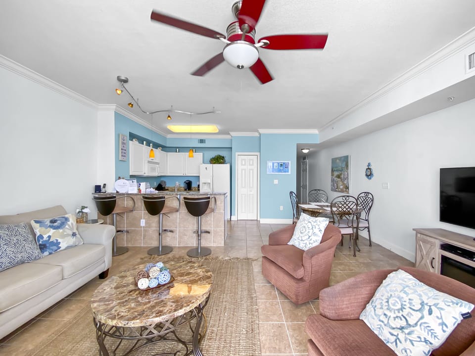 Tidewater #311 | Living & Kitchen Area