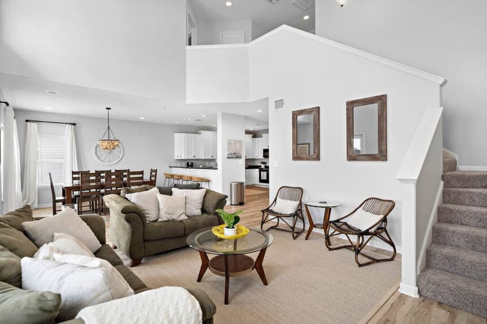 This is the main living room area of the home