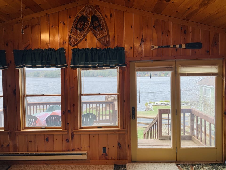 View out the living room