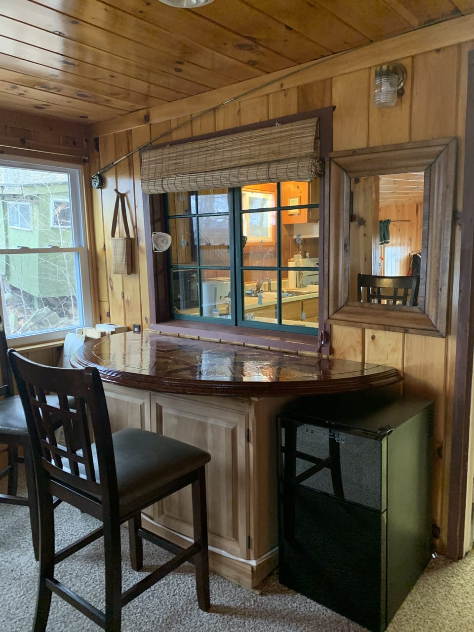 Bar off of the living room