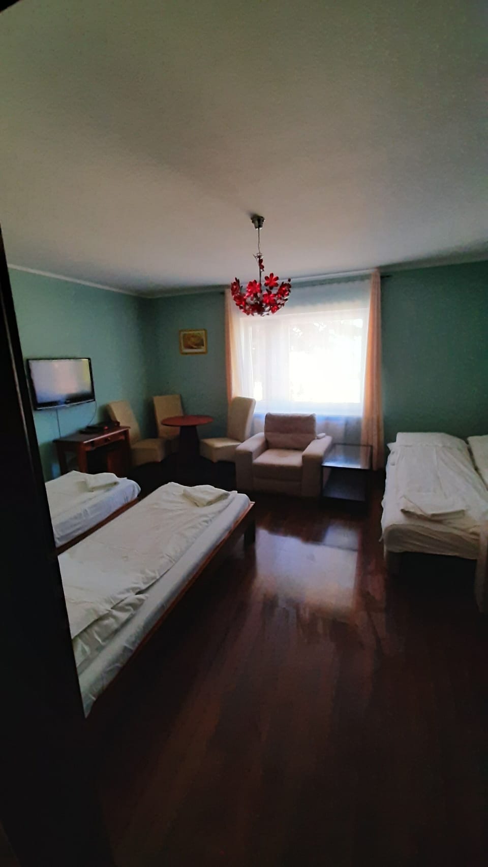 Basic Quadruple Room, Non Smoking | Hypo-allergenic bedding, desk, iron/ironing board, free WiFi