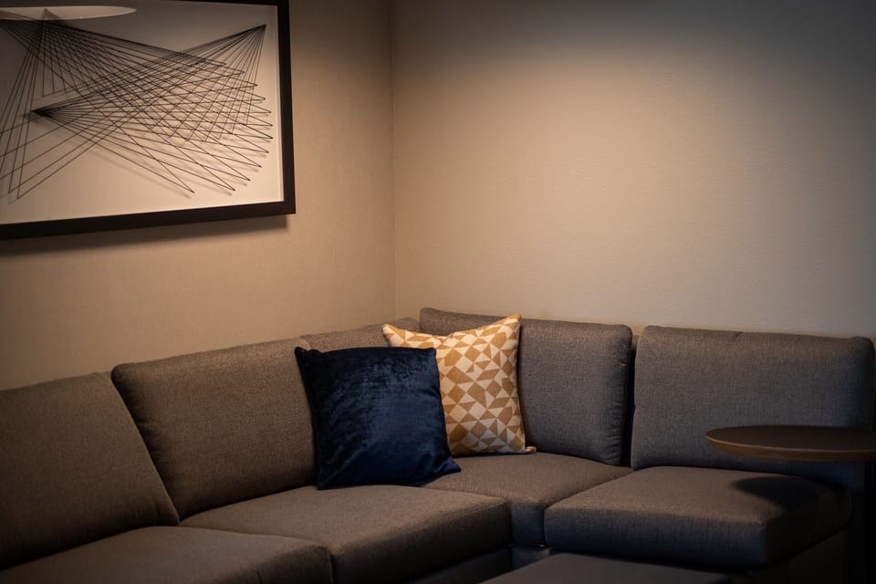 In-room safe, desk, laptop workspace, blackout drapes