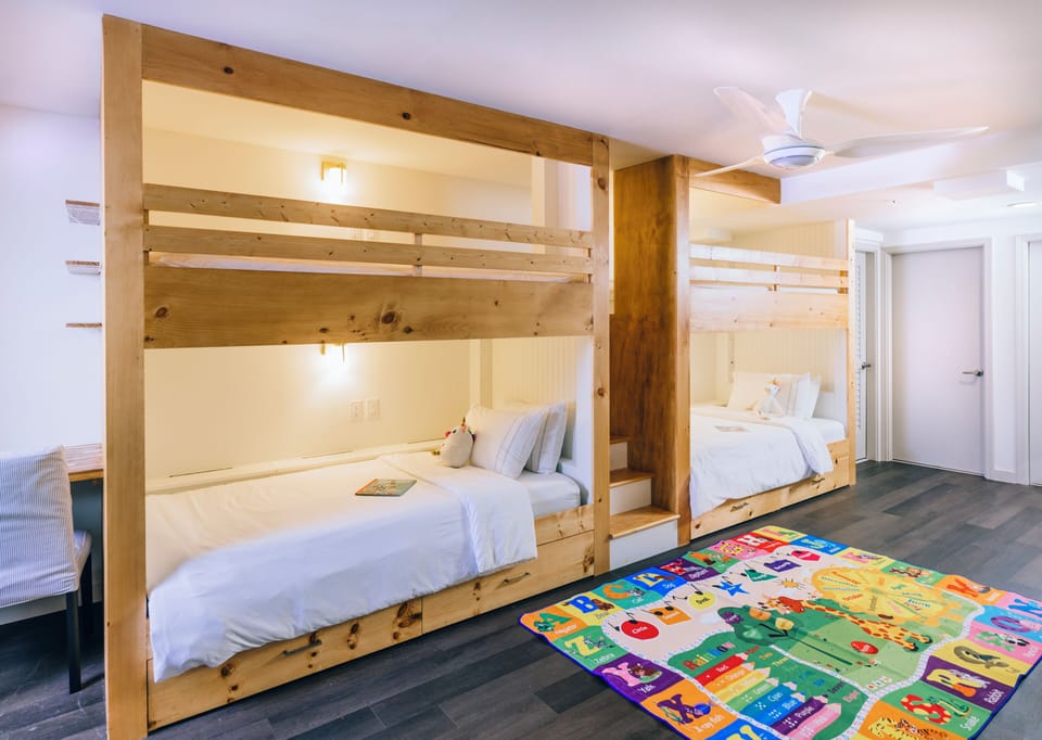 Bunk Bed Rooms | Iron/ironing board, free WiFi, bed sheets, alarm clocks