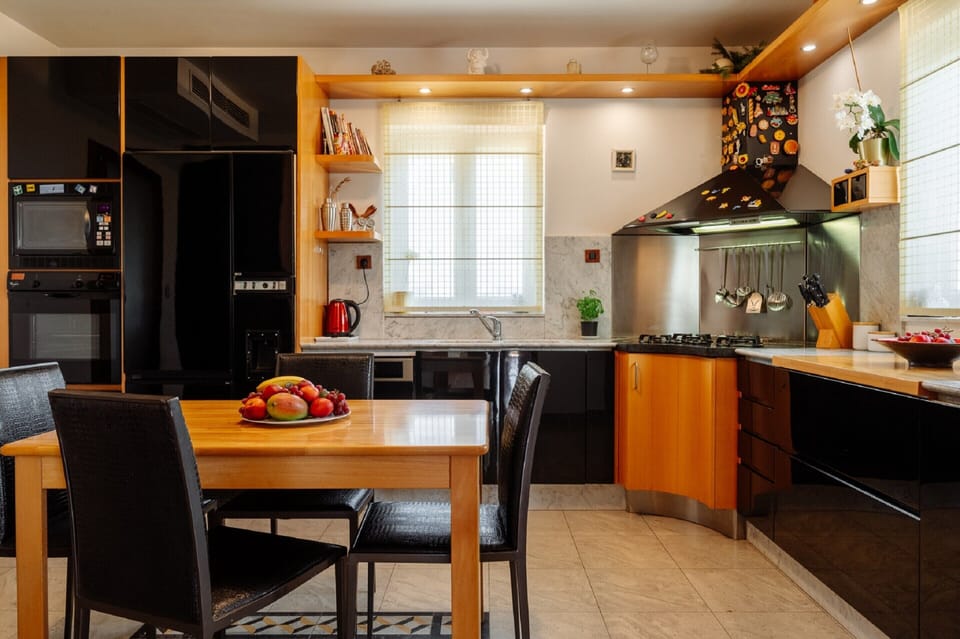Villa | Private kitchen | Coffee/tea maker, highchair