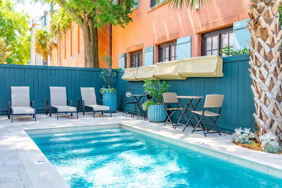 NEW heated salt water pool for our guest use ONLY