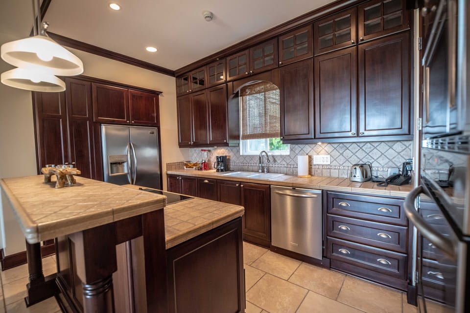 Premium Condo, Terrace, Partial Ocean View | Private kitchen | Coffee/tea maker, fridge, microwave, oven