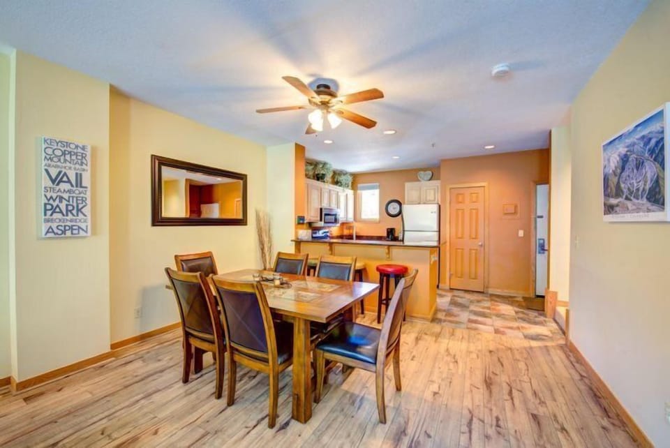 Condo (100-2 Lakeside Village) | Living area | TV, fireplace, DVD player