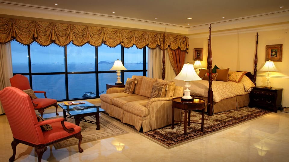 Presidential Suite | Egyptian cotton sheets, down comforters, minibar, in-room safe
