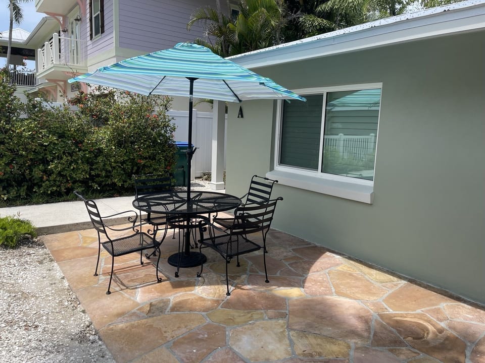 Front patio area