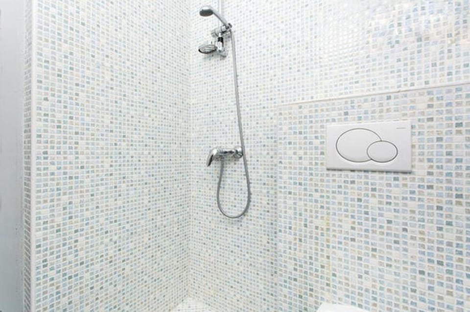 Studio (A1) | Bathroom | Shower, free toiletries, hair dryer, towels