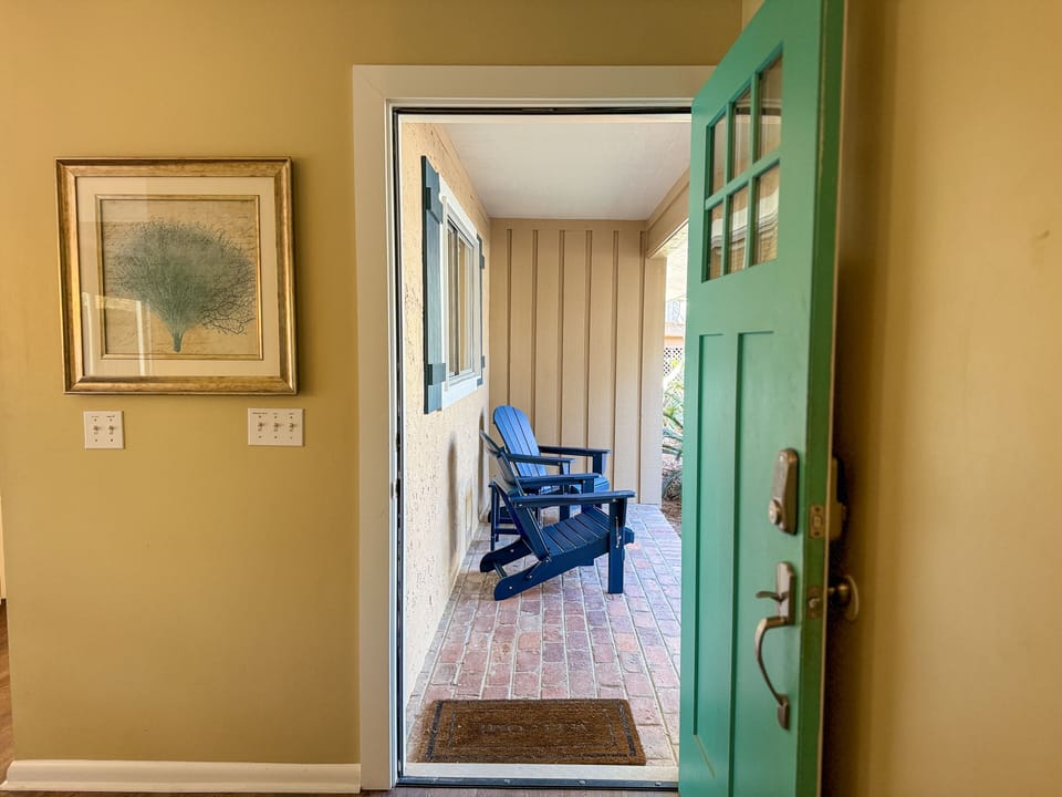 Adirondack Chairs at Entrance