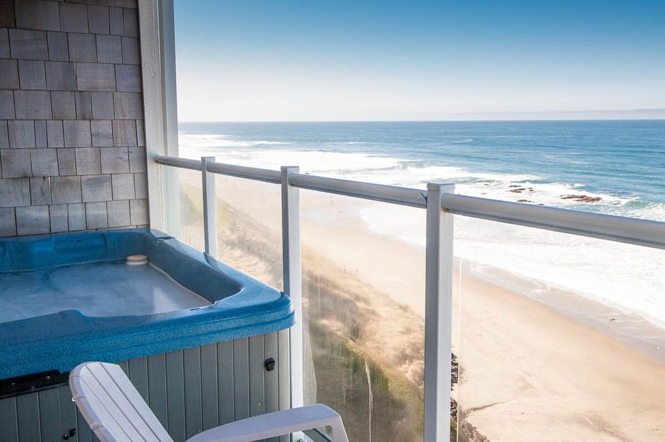 Oceanfront Hot Tub