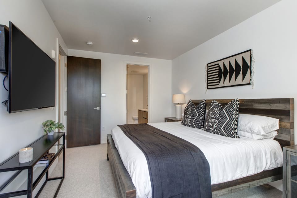 Master Bedroom 3 with a King Bed and Private Bath