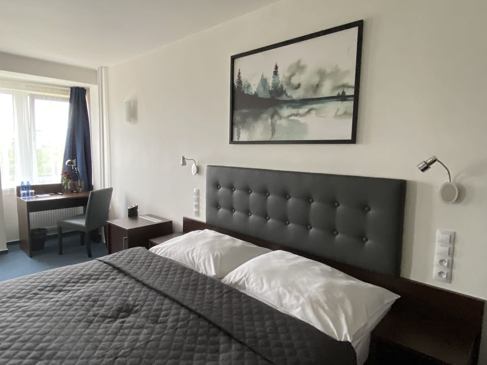 Superior Double Room, 1 Bedroom, Park View | Desk, laptop workspace, blackout drapes, cribs/infant beds