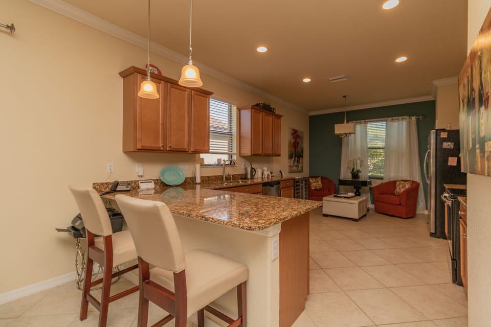 Fully stocked kitchen