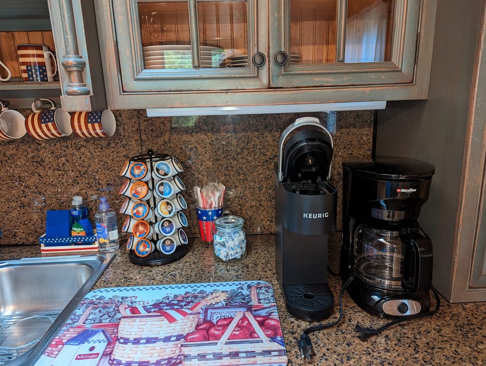 Two coffee makers to keep the whole family happy 😁