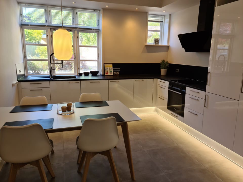 Apartment | Private kitchen | Full-size fridge, oven, stovetop, dishwasher