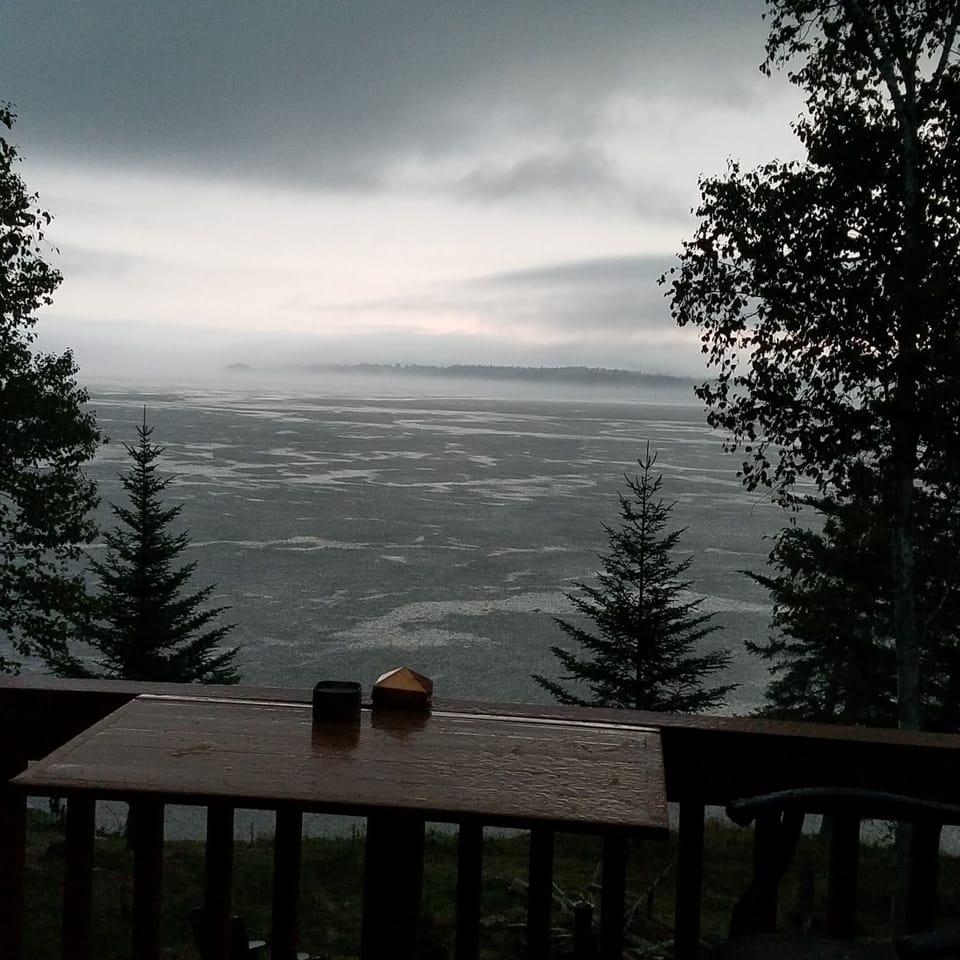  Storm on the Bay as viewed from the deck