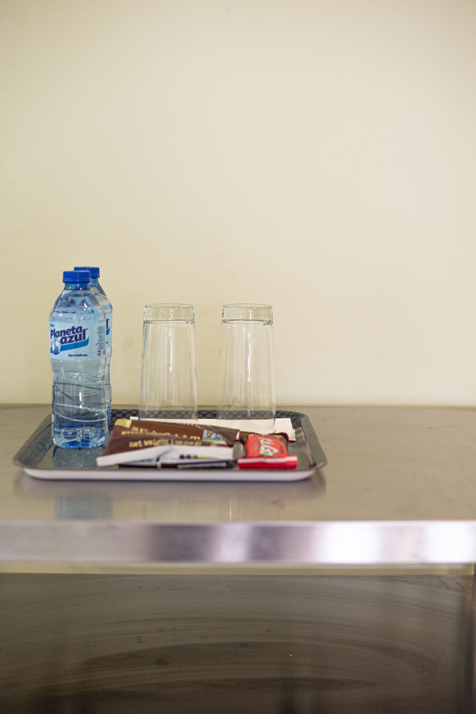 Complimentary Welcome Snacks and Bottled Water