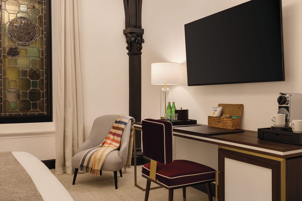Down comforters, in-room safe, desk, laptop workspace