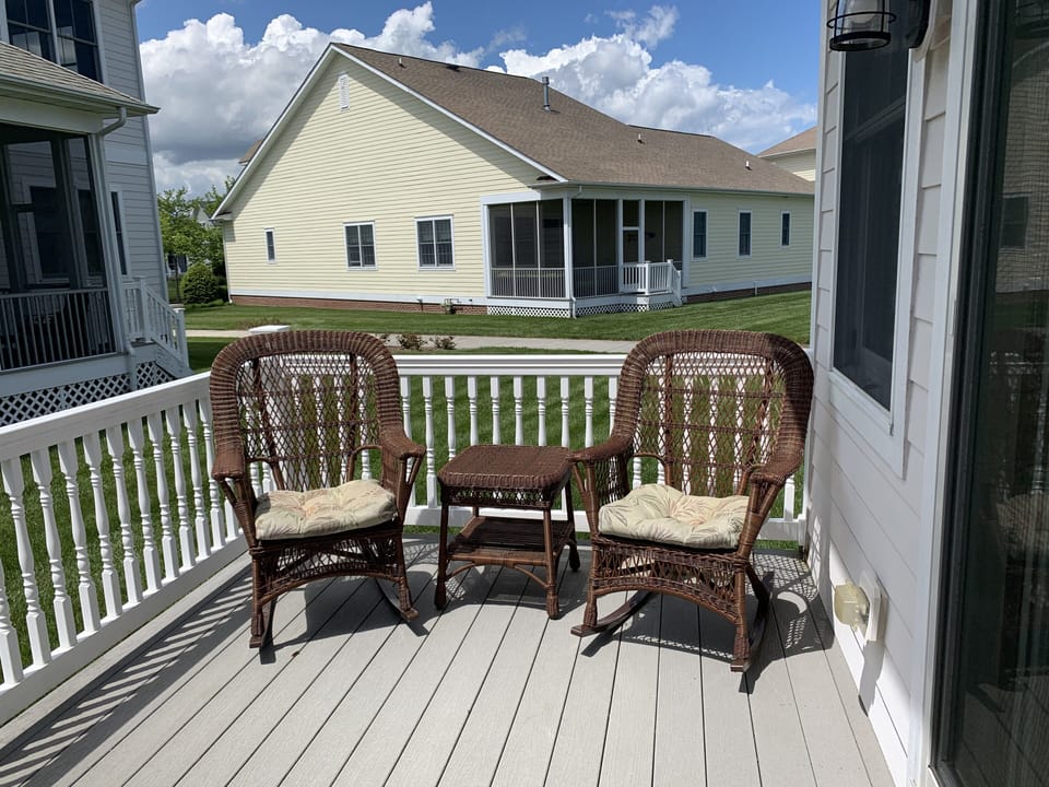Rear deck