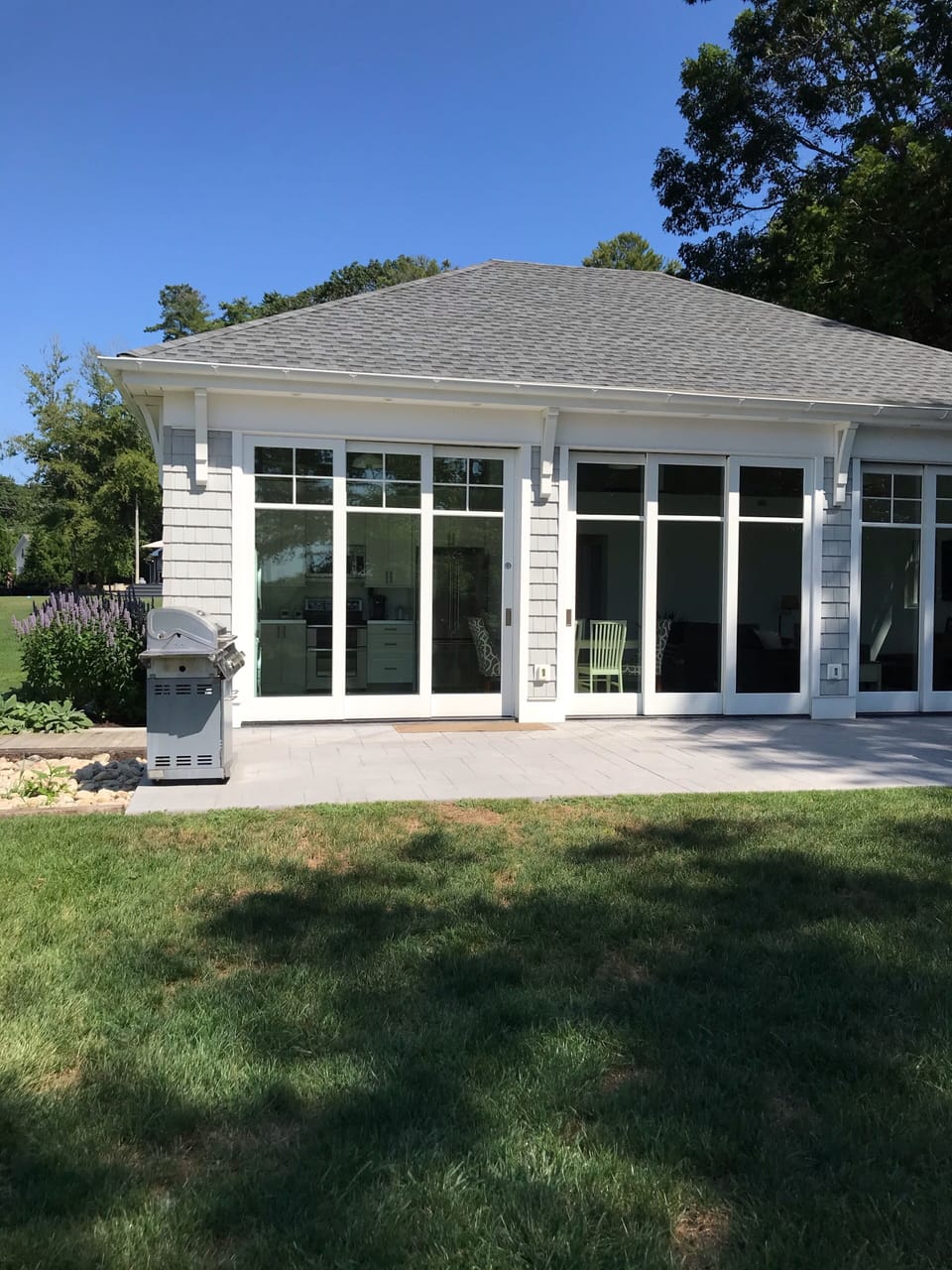 Tall Sliding Glass Doors for an All Open-Indoor Outdoor Space Option