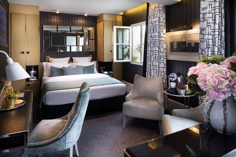 Deluxe Room, Terrace | In-room safe, desk, blackout drapes, soundproofing