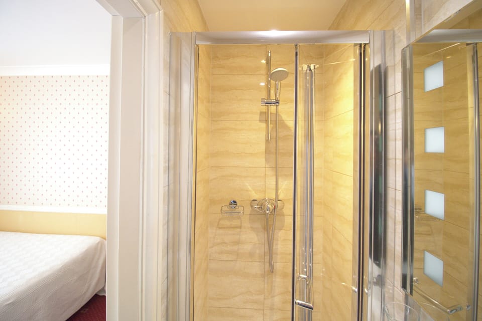 Double or Twin Room | Bathroom | Shower, hair dryer, towels