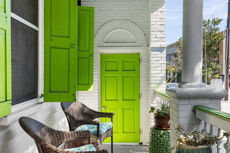 Parson Inn's gorgeous Charleston style porch open to all of our guests. 
