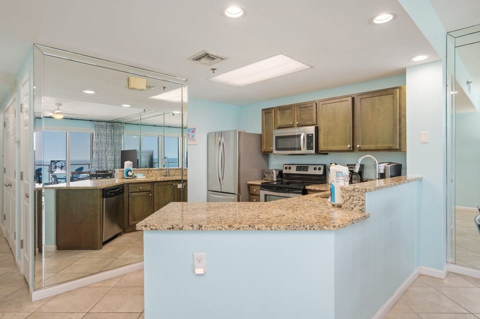 Condo, 2 Bedrooms | Private kitchen | Coffee/tea maker, fridge, oven, toaster