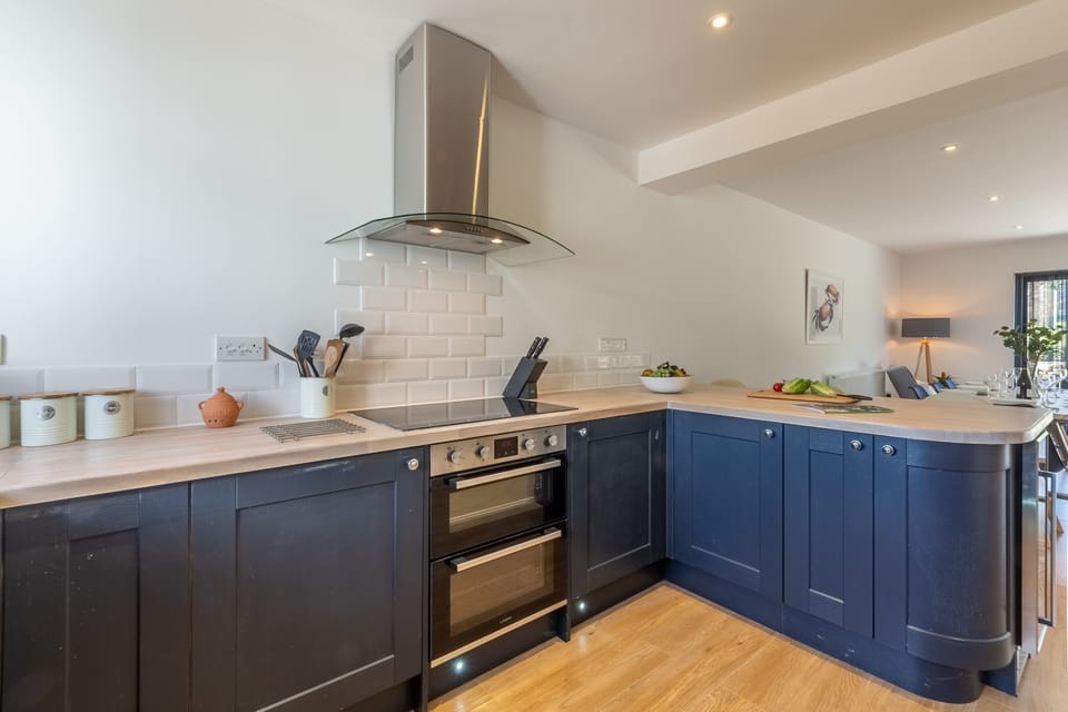 Ground floor: A smart fitted kitchen