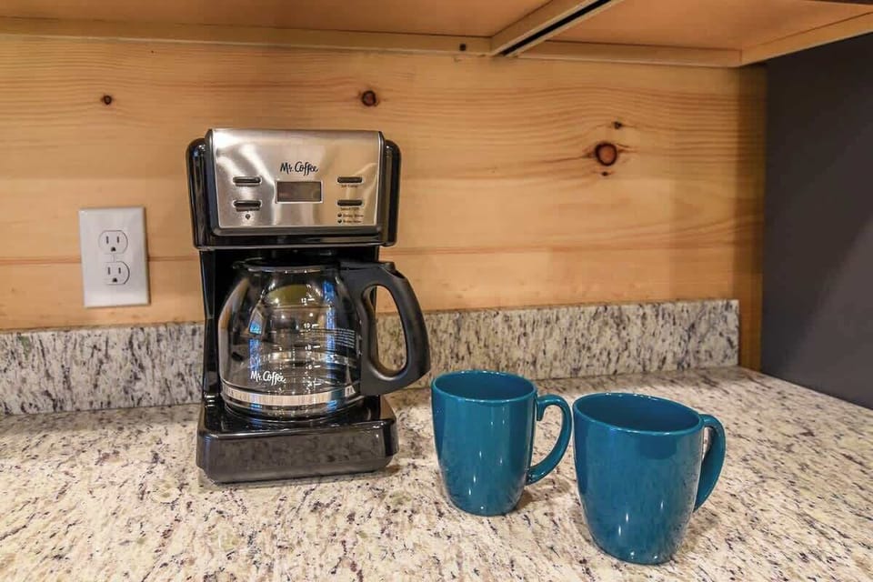 Coffee maker along with coffee to get you started