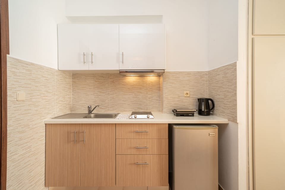 Standard Studio | Private kitchen | Fridge, stovetop, coffee/tea maker, electric kettle