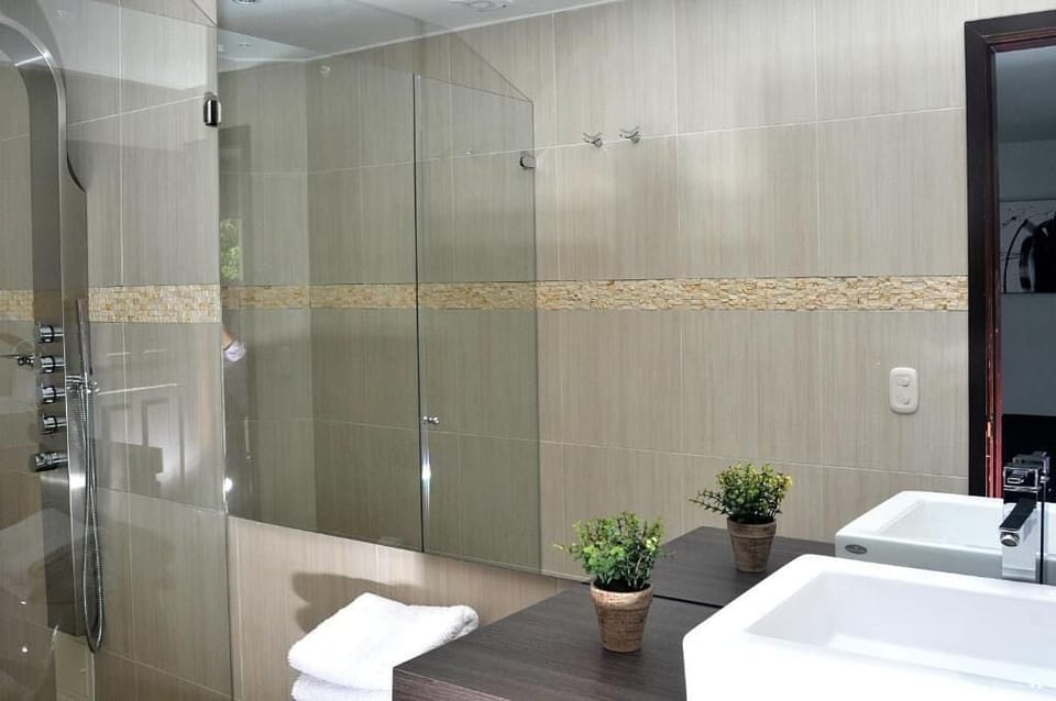 Standard Double Room | Bathroom | Hair dryer, towels