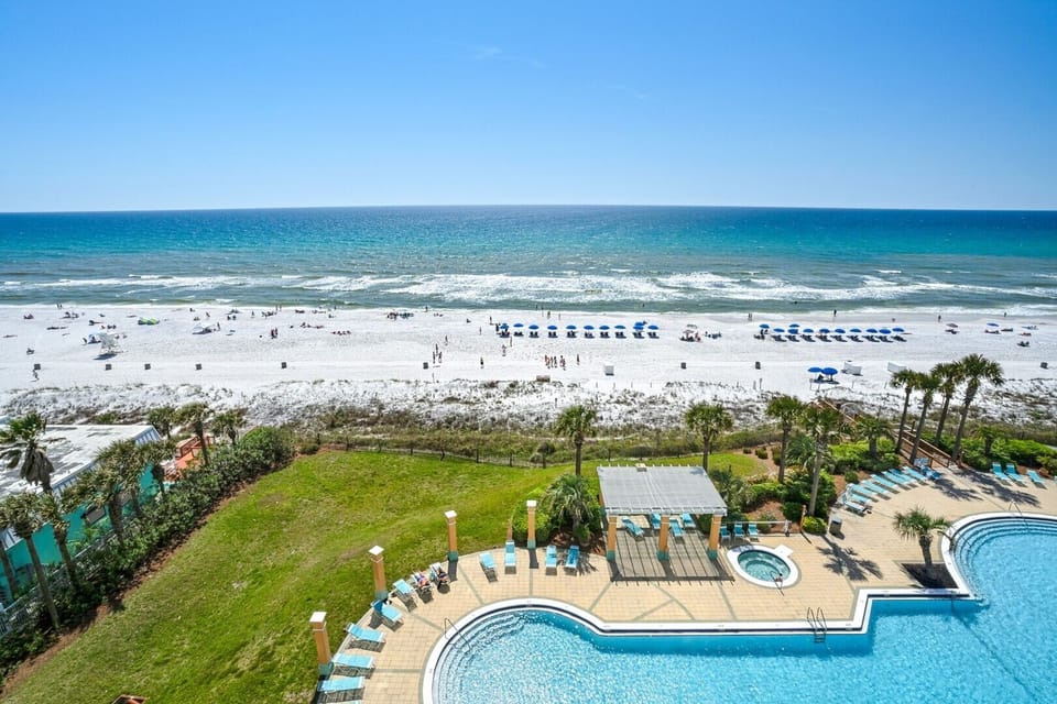 View from private balcony