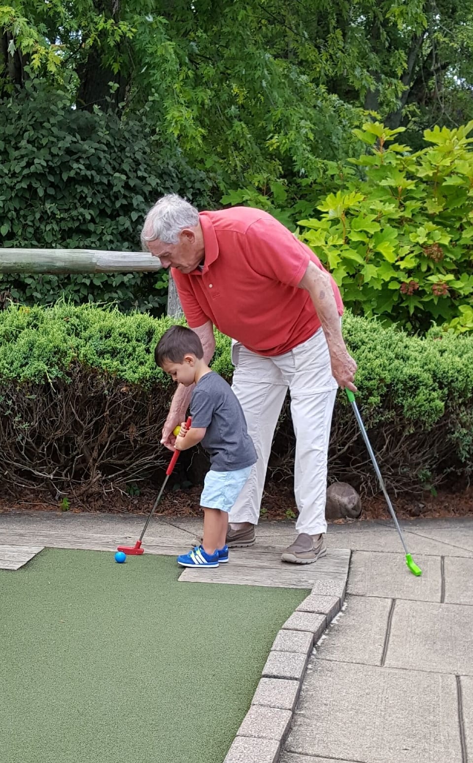 Putt putt golf at Mohican Adventures 