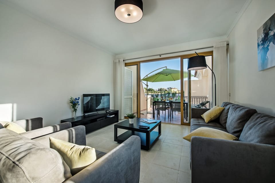 Living area together with dining area
