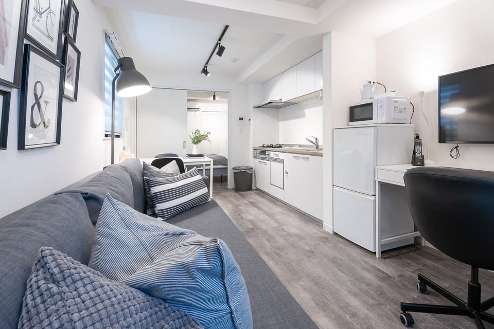 There are 3 rooms in total. This is room 102. There are 3 units in total.