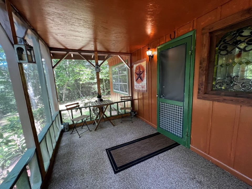 Screened in Porch - Covered, screened in porch