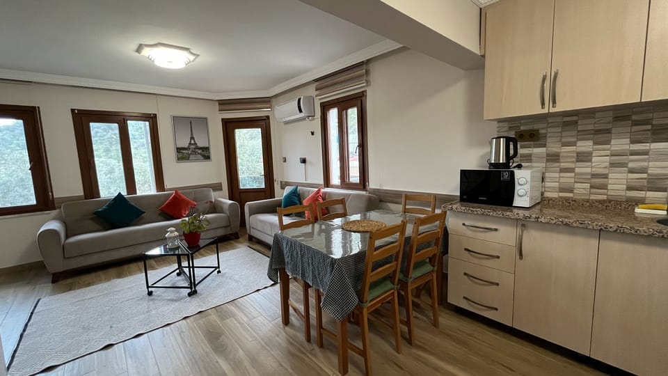 Deluxe Duplex | Living area | 40-inch LED TV with satellite channels, TV