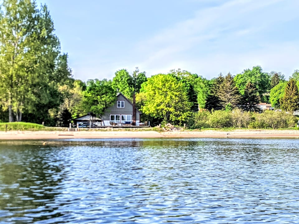 View of house from water