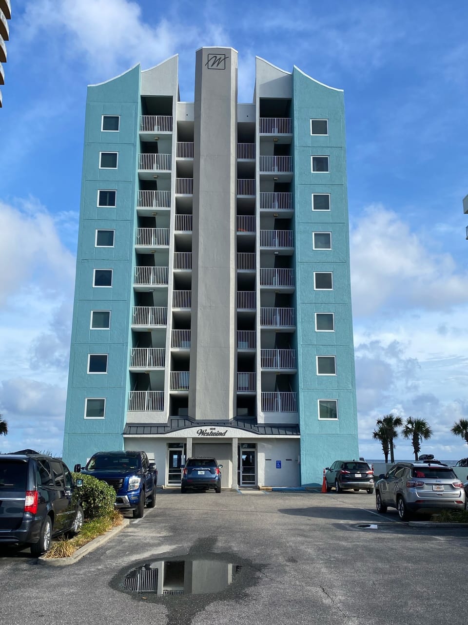Front of building