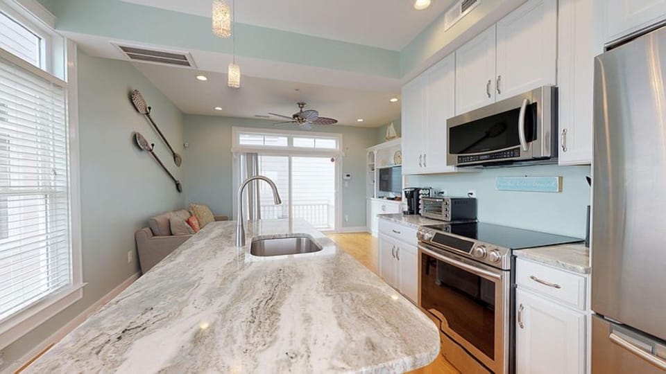Family room from kitchen
