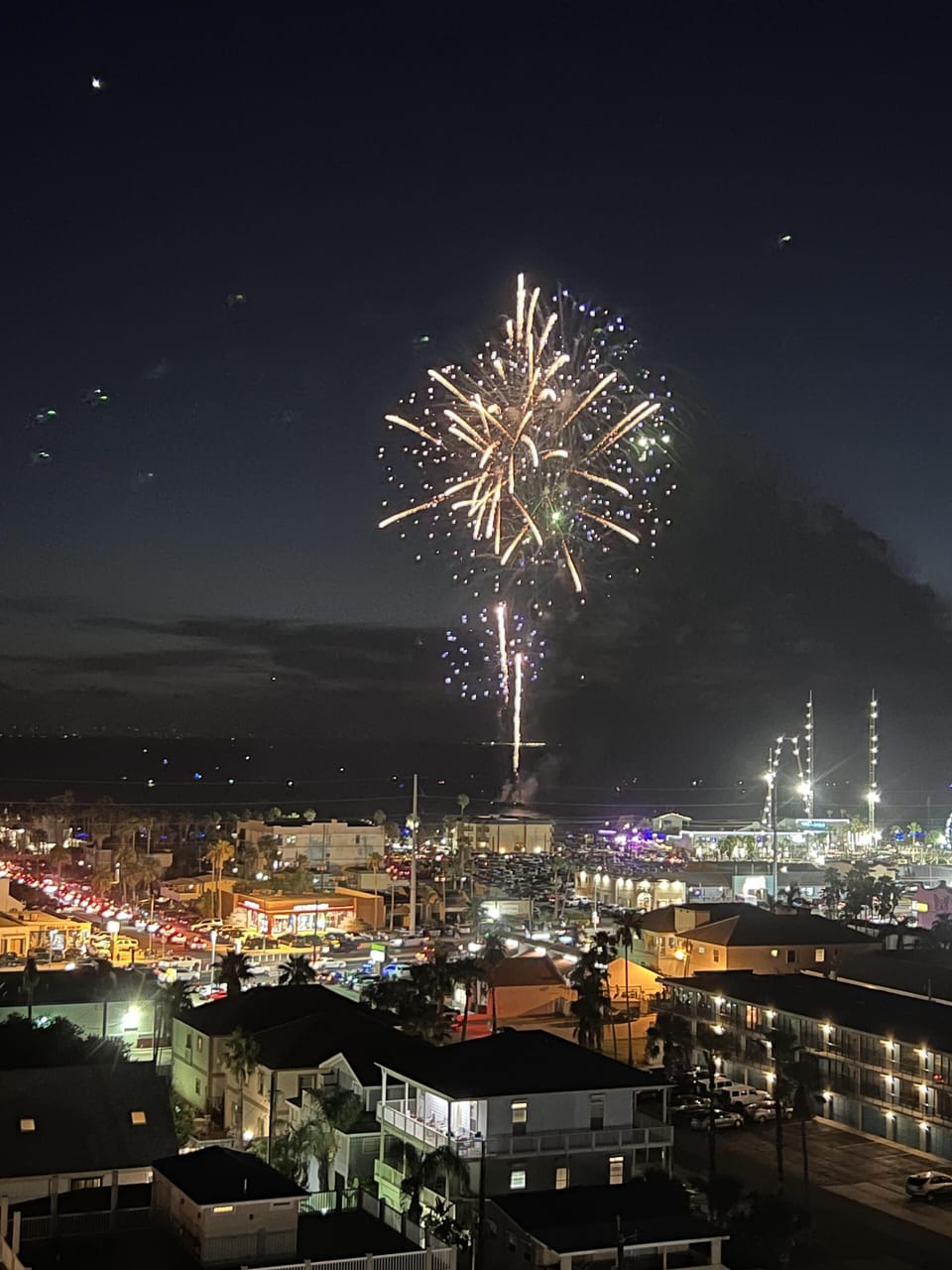Catch fireworks over the bay from your balcony!