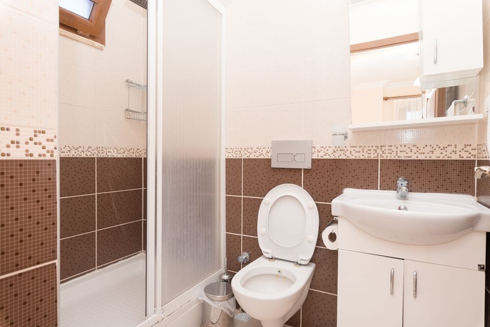 Standard Double Room | Bathroom | Shower, free toiletries, hair dryer, towels
