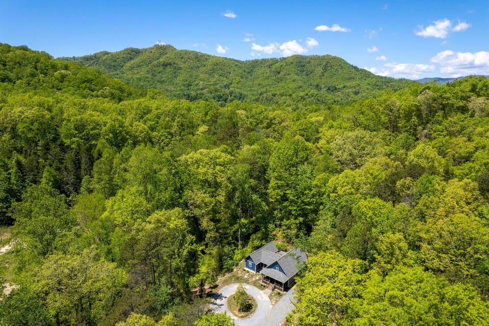 Aerial View - Aerial view of home surrounded by mountains offering plenty of seclusion.